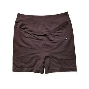 Gymshark Seamless Shorts Women’s S Brown High-Waist